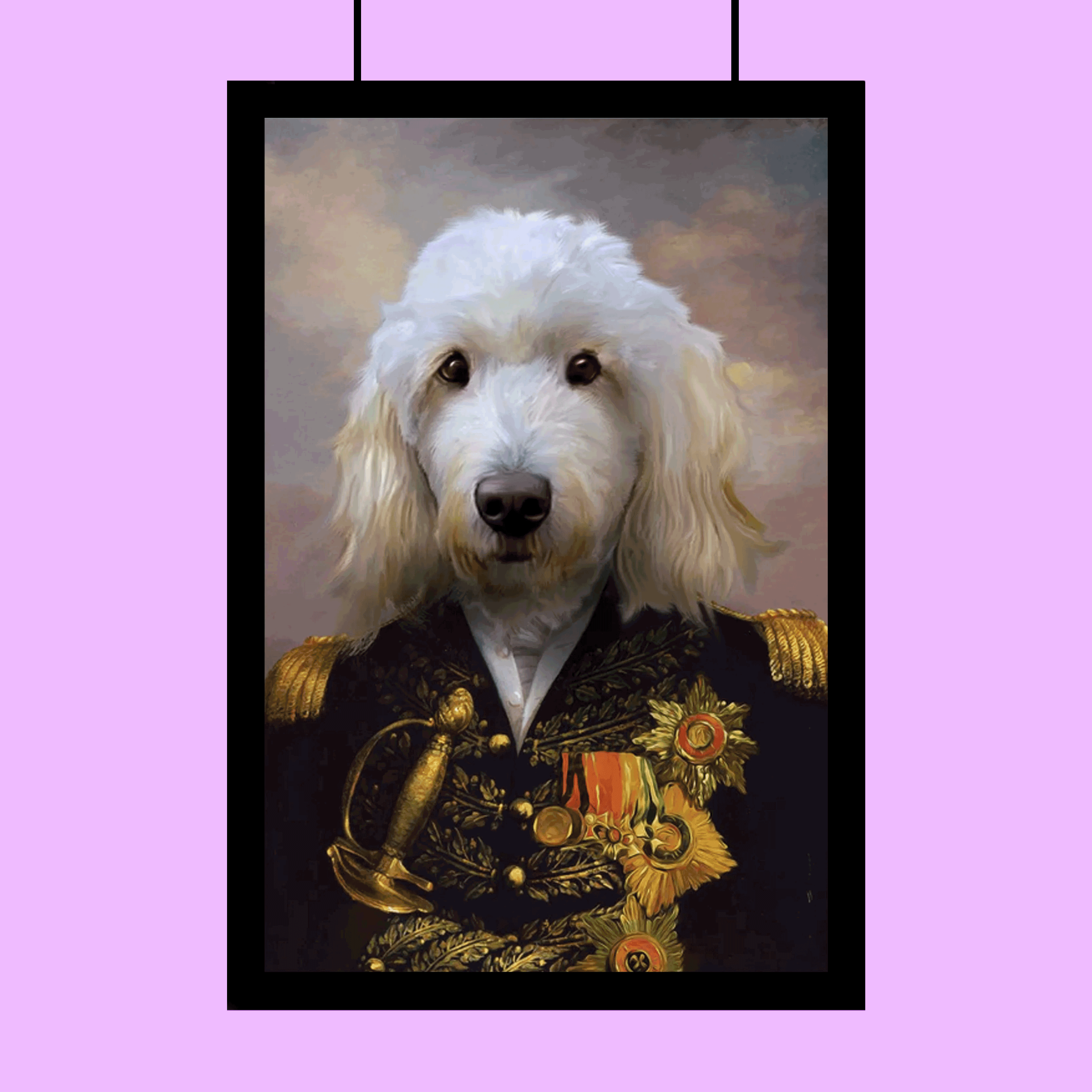 The Royal lieutenant - Custom Pet Portrait